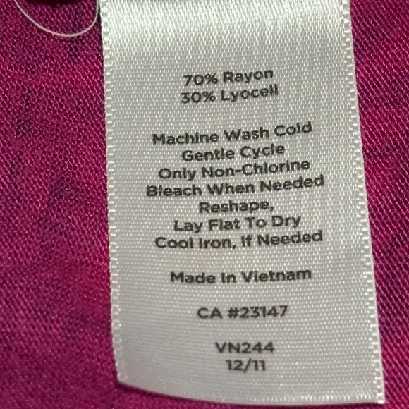 Talbots Women's Sleeveless Faux Wrap Tunic Top Sz L Casual Office Business City - Picture 6 of 13